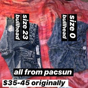 PacSun jean shorts
